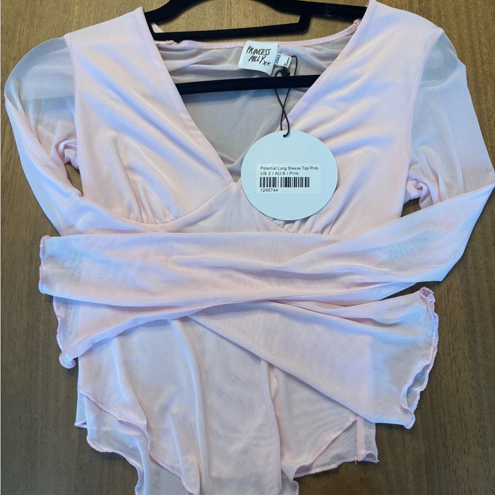 Princess Polly Pink Long Sleeve Top
